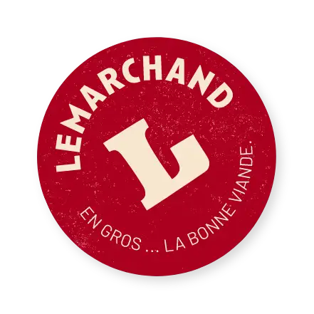 logo du groupe Lemarchand SAS sous forme de tampon qualité label rouge